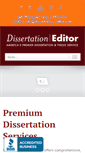 Mobile Screenshot of dissertation-editor.com